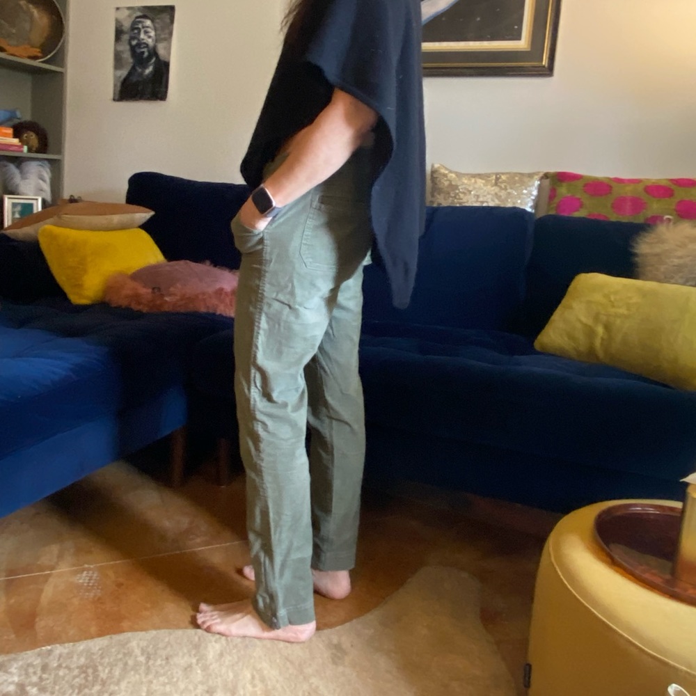 Athleta light khaki cords. Thin. Light fabric